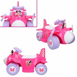 Juguetes Exterior Niños: Avioneta Eléctrica Minnie Mouse 6V Rosa - Compra online en MegaJuguetes 2