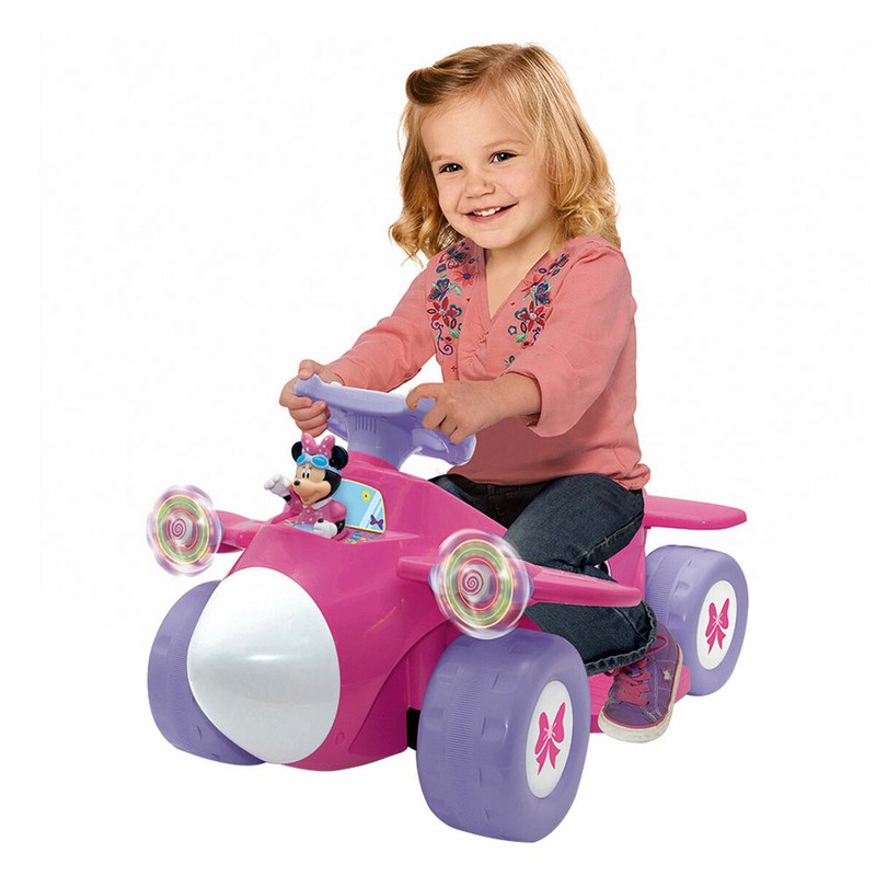 Juguetes Exterior Niños: Avioneta Eléctrica Minnie Mouse 6V Rosa
