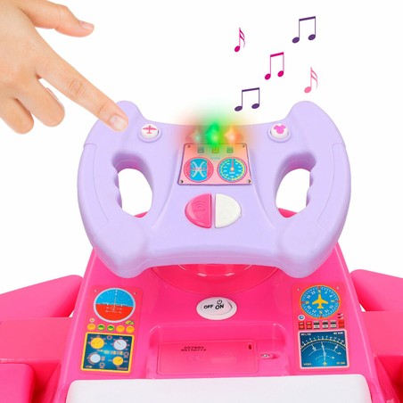 Juguetes Exterior Niños: Avioneta Eléctrica Minnie Mouse 6V Rosa