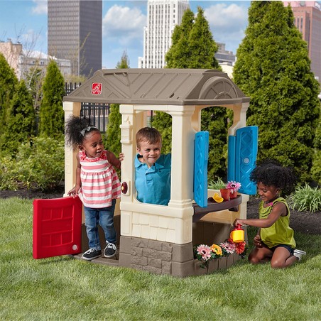 Juguetes Construcción Niños: Casa Infantil Step 2 Courtyard Cottage