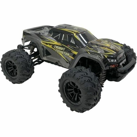 Coche Silverlit Truggy Monster en una pista coches improvisada