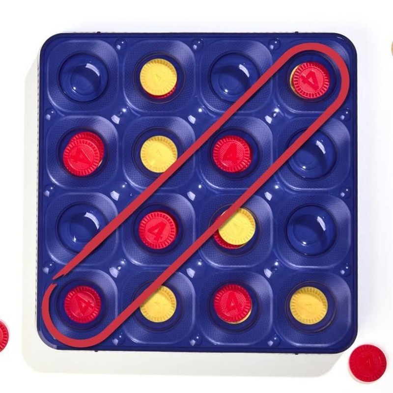 puissance 4 tablero estrategia azul