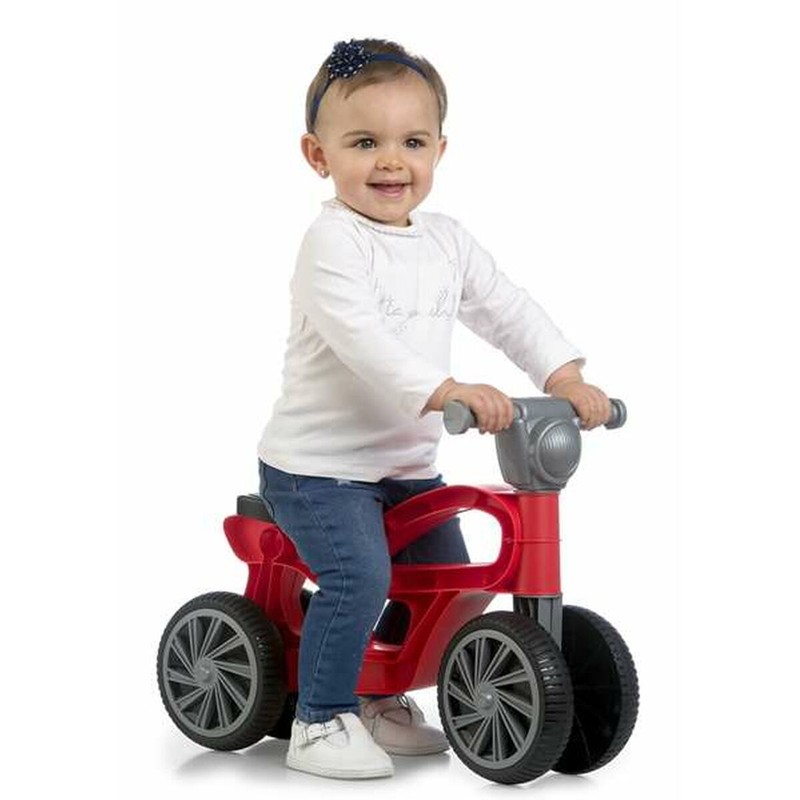 Juguetes Exterior Niños: Moto Correpasillos Chicos Mini Custom Rojo