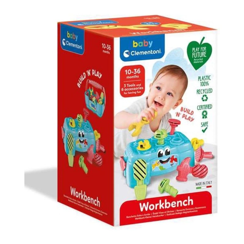 Juguete Infantil Caja Herramientas Clementoni 9 Piezas - Compra online en MegaJuguetes