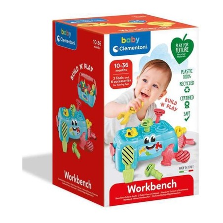 Juguete Infantil Caja Herramientas Clementoni 9 Piezas - Compra online en MegaJuguetes