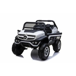 Juguetes Exterior Niños: Coche Eléctrico Mercedes Benz Unimog 12V - Compra online en MegaJuguetes