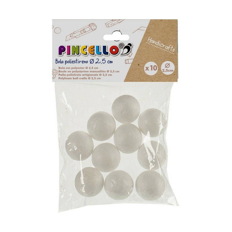 Manualidades Niños: Bolas de Poliestireno Pincello Ø 2,5 cm