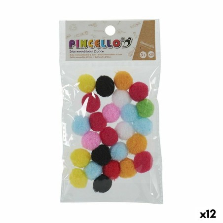 Manualidades Niños Pincello: Bolas Multicolor Ø 2 cm para Crear Sin Límites - Compra online en MegaJuguetes