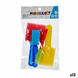 Manualidades Niños Pincello: Set Espátulas Multicolor (12 Unidades) - Compra online en MegaJuguetes