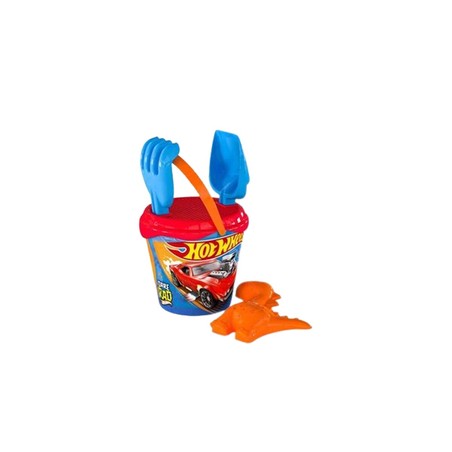 Juguetes exterior niños Hot Wheels: Cubo de Playa Ø 14 cm - Compra online en MegaJuguetes