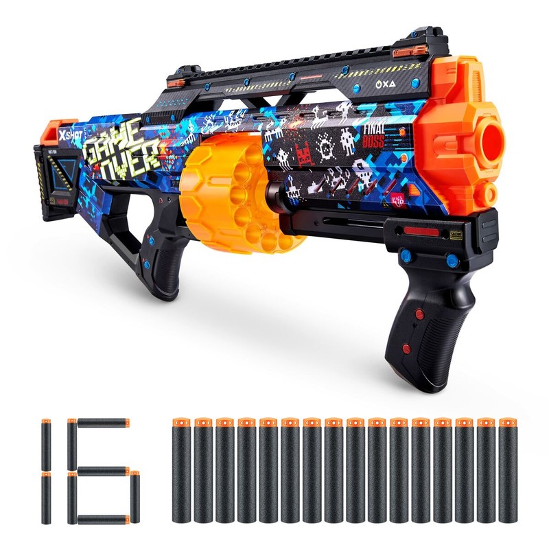 Figuras Acción Niños: Pistola de Dardos Zuru X-Shot Skins Last Stand
