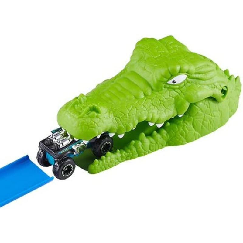 Coches Juguete Niños Zuru Metal Machines Pista Lanzadora Croc Attack