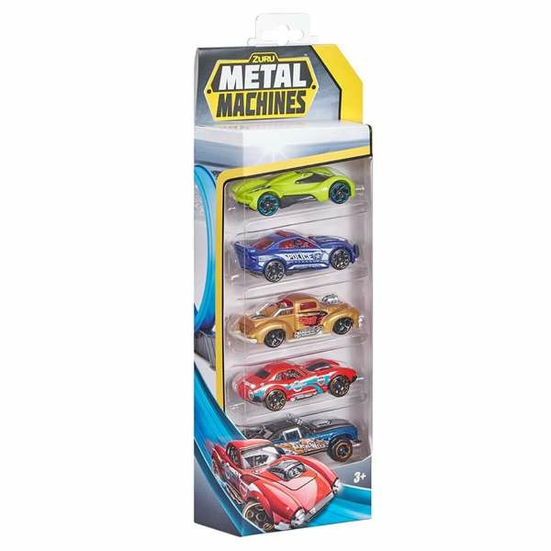 Coches Juguete Niños Zuru Metal Machines - Set 5 Vehículos Coleccionables - Compra online en MegaJuguetes