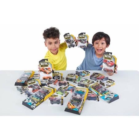 Coches Juguete Niños Zuru Metal Machines - Set 5 Vehículos Coleccionables