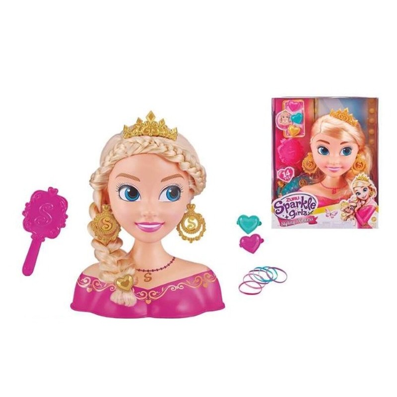 Muñecas Niñas para Peinar Sparkle Girlz 23 cm