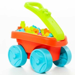 Juguetes Construcción Niños: Bloques Moltó 20 Piezas con Carrito - Compra online en MegaJuguetes