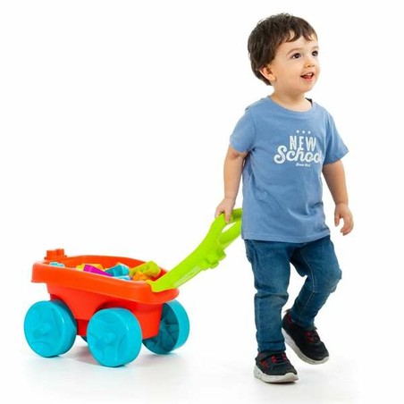 Juguetes Construcción Niños: Bloques Moltó 20 Piezas con Carrito