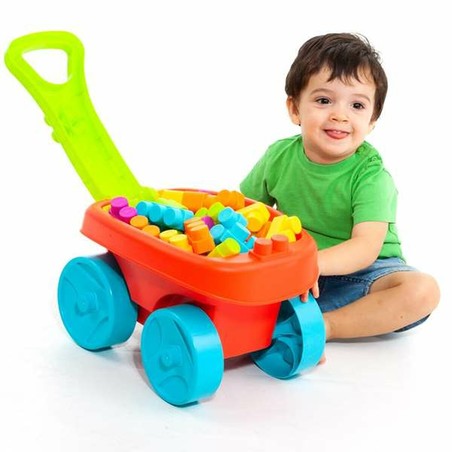 Juguetes Construcción Niños: Bloques Moltó 20 Piezas con Carrito