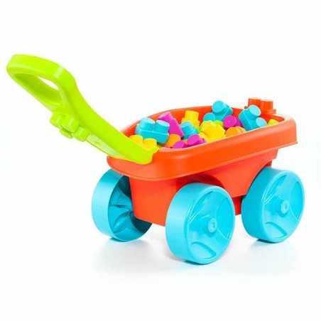 Juguetes Construcción Niños: Bloques Moltó 20 Piezas con Carrito