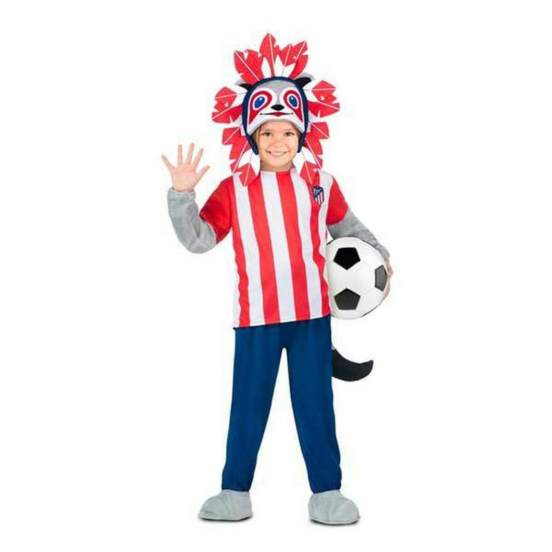Disfraces Niños Atlético Madrid - Indio Americano 5 Piezas