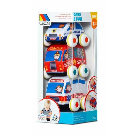 Coches Juguete Niños Moltó: Set 3 Vehículos de Fricción - Compra online en MegaJuguetes