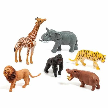 Figuras Animales Salvajes Moltó - Set 6 Piezas Plástico