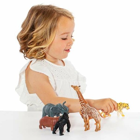 Figuras Animales Salvajes Moltó - Set 6 Piezas Plástico