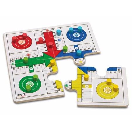 Juegos Mesa Niños: Tablero Parchís y Oca Cayro Clásico
