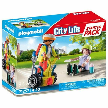 Figuras Acción Niños Playmobil City Action: Supervisor Segway 71257 - Compra online en MegaJuguetes
