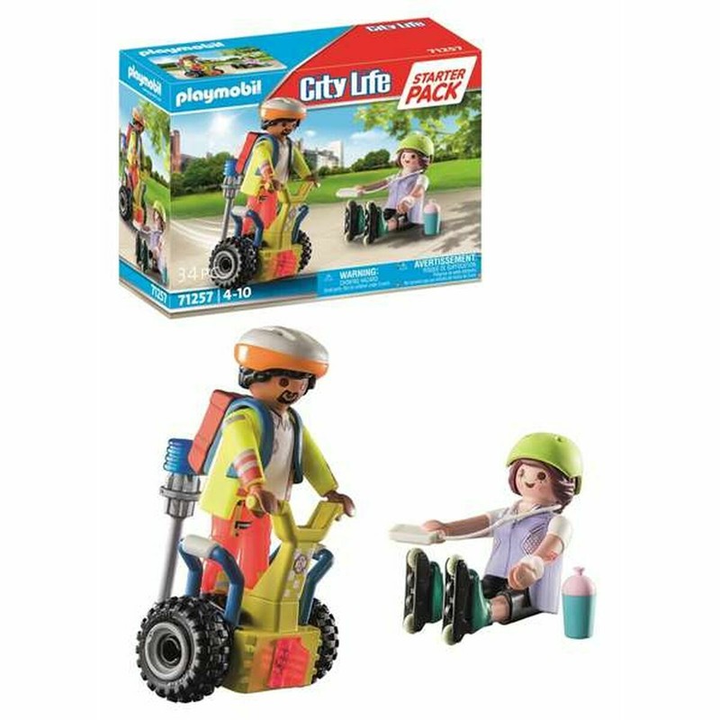 Figuras Acción Niños Playmobil City Action: Supervisor Segway 71257