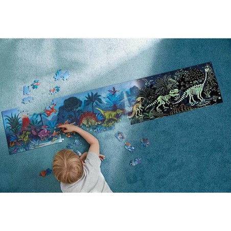Puzzle Infantil Hape Dinosaurio 200 Piezas Brilla Oscuridad