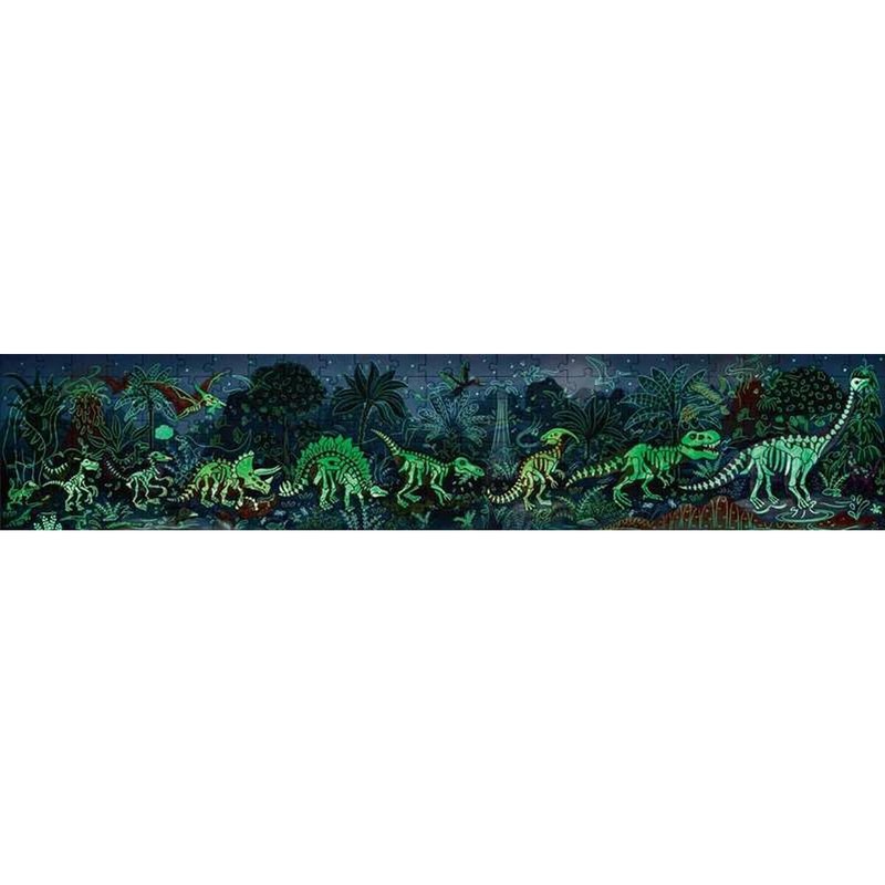 Puzzle Infantil Hape Dinosaurio 200 Piezas Brilla Oscuridad
