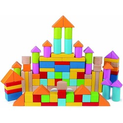 Juguetes Construcción Niños Hape - Set de Bloques de Madera 101 Piezas - Compra online en MegaJuguetes