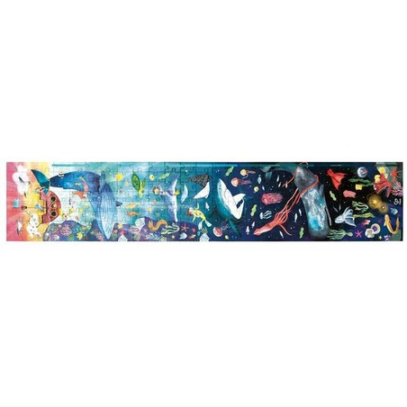 Puzzle Infantil Hape Marino - 200 Piezas que Brillan