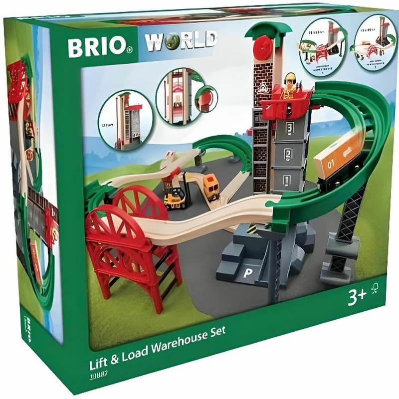 Juguetes Construcción Niños Brio Plataforma Multimodal 53.033.887 (32 Piezas) - Compra online en MegaJuguetes