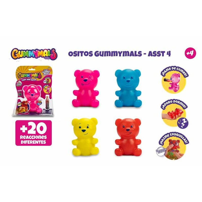 Figuras acción niños Famosa Gummymals Oso con Luz