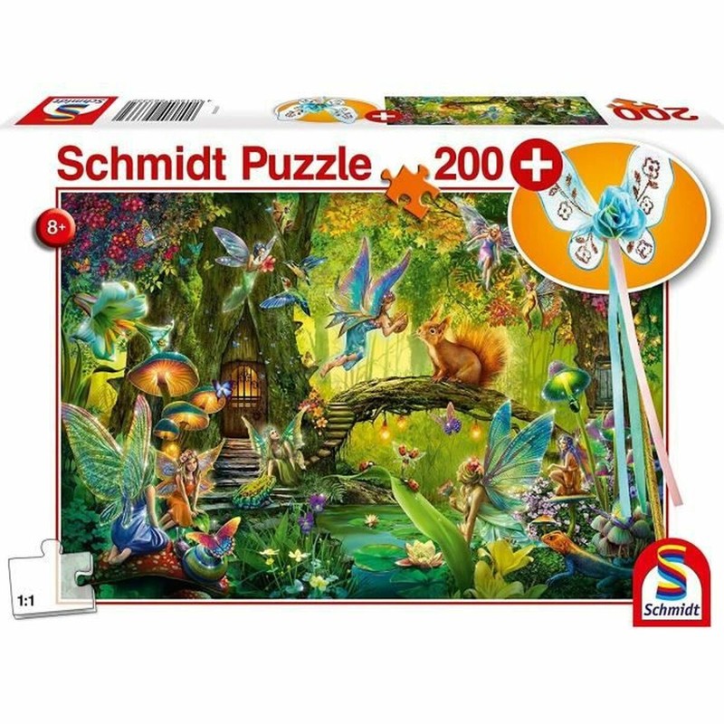 Puzzle Infantil Schmidt Spiele Fairies in the Forest 200 Piezas - Compra online en MegaJuguetes
