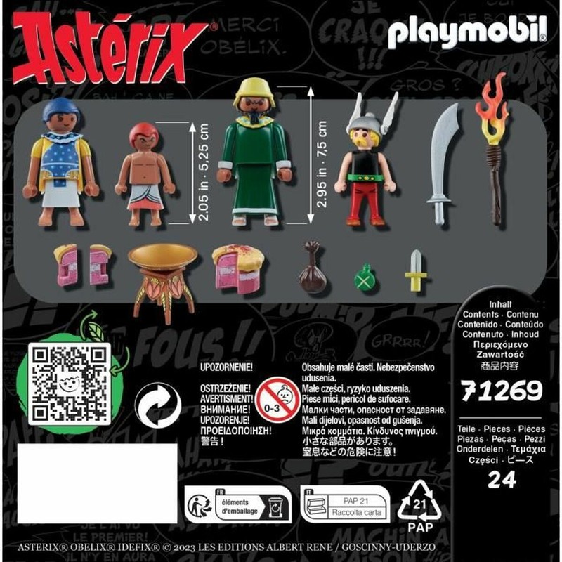 Figuras Acción Niños Playmobil Asterix: Amonbofis y el Pastel Envenenado