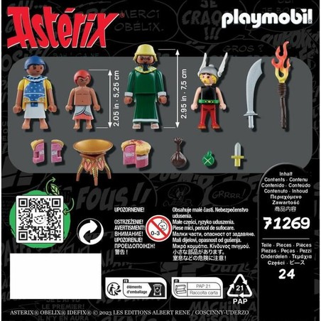 Figuras Acción Niños Playmobil Asterix: Amonbofis y el Pastel Envenenado