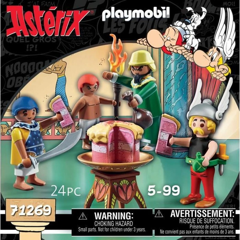Figuras Acción Niños Playmobil Asterix: Amonbofis y el Pastel Envenenado