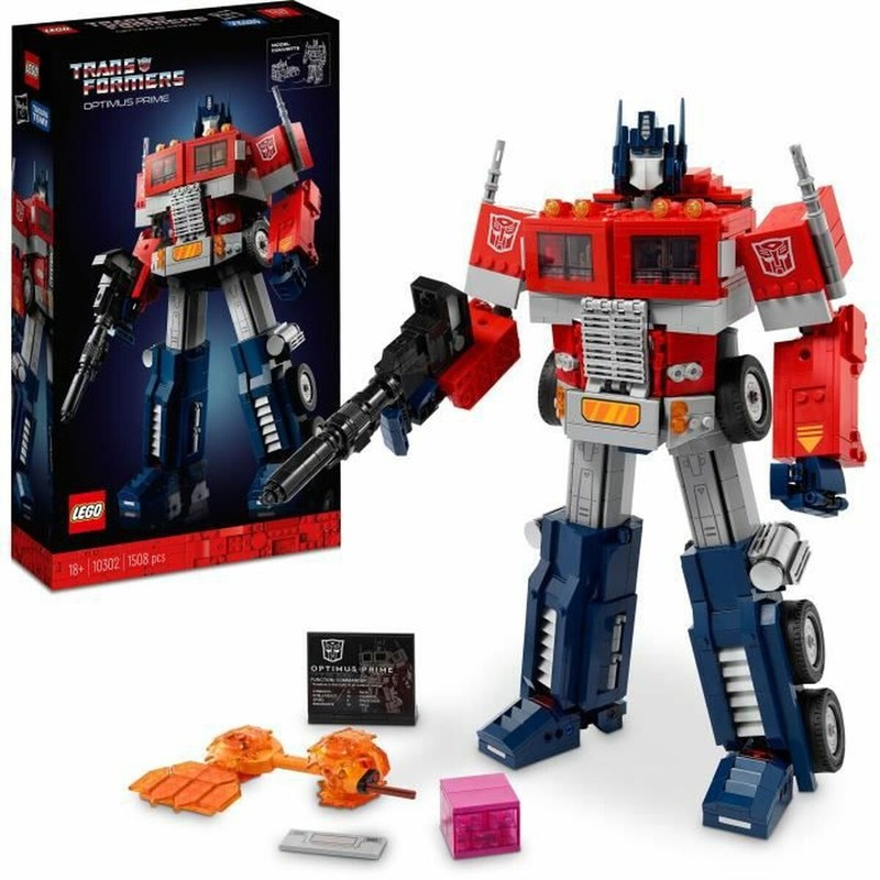 Juguetes Construcción Niños: Lego Icons Optimus Prime 10302 Transformers - Compra online en MegaJuguetes