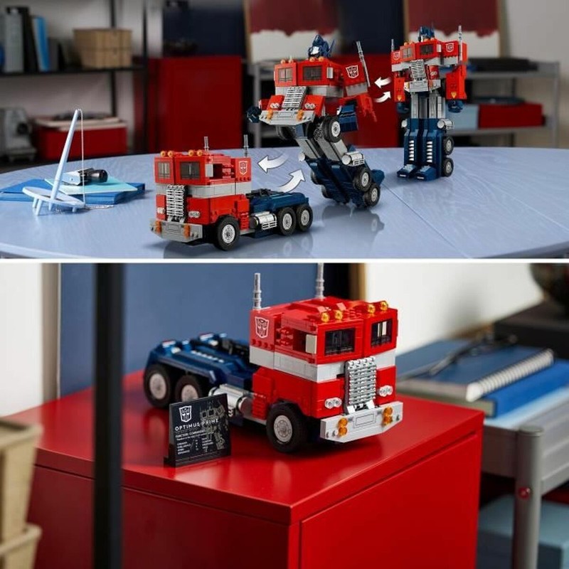 Juguetes Construcción Niños: Lego Icons Optimus Prime 10302 Transformers