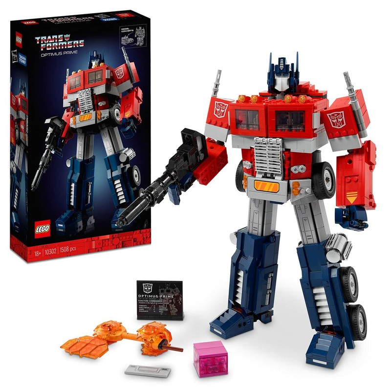 Juguetes Construcción Niños: Lego Icons Optimus Prime 10302 Transformers