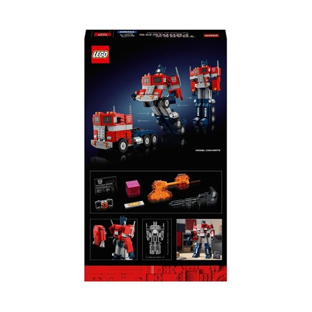 Juguetes Construcción Niños: Lego Icons Optimus Prime 10302 Transformers