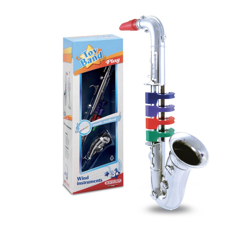 Juguetes Musicales Niños: Saxofón Bontempi Azul - Compra online en MegaJuguetes