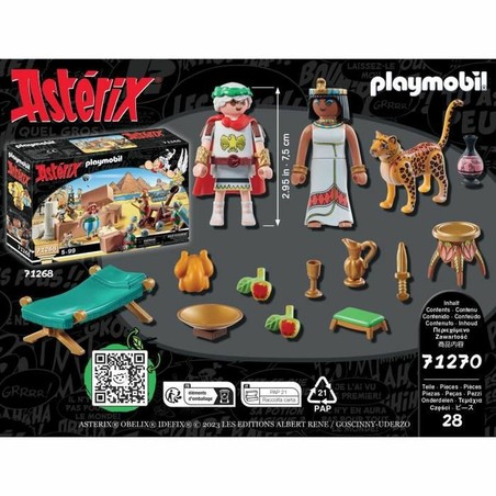 Figuras Acción Niños Playmobil 71270 - Asterix: César y Cleopatra