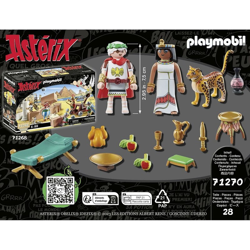 Figuras Acción Niños Playmobil 71270 - Asterix: César y Cleopatra