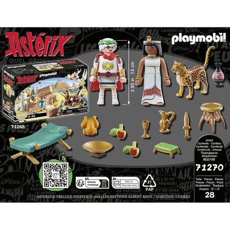 Figuras Acción Niños Playmobil 71270 - Asterix: César y Cleopatra