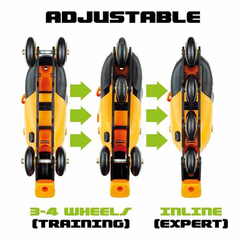 Juguetes Exterior Niños Patines Moltó Naranja Ajustable