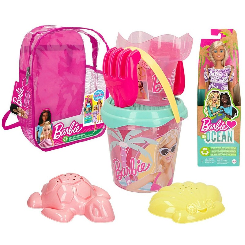 Juguetes exterior niños: Set de Playa Barbie con 8 Piezas - Compra online en MegaJuguetes